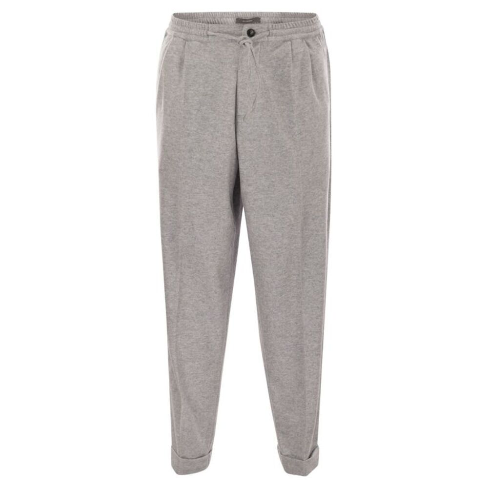 Fedeli Men Harvard - Soft Cashmere Flannel Trousers
